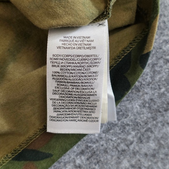 Polo Ralph Lauren T Shirt Mens 3XB (Big) Green Brown Camouflage Pocket Casual - Picture 5 of 9